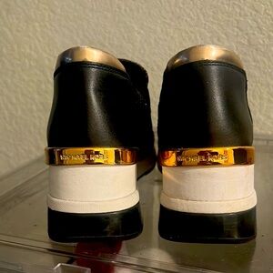 Michael Kors Black and Gold Women's Shoes